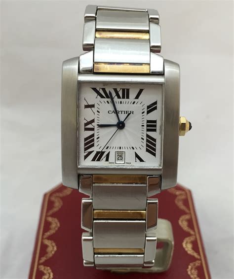 cartier tank francaise 2 tone|cartier tank francaise 2302 movement.